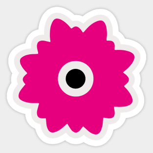 Pink ,blue and purple flowers gift idea Sticker